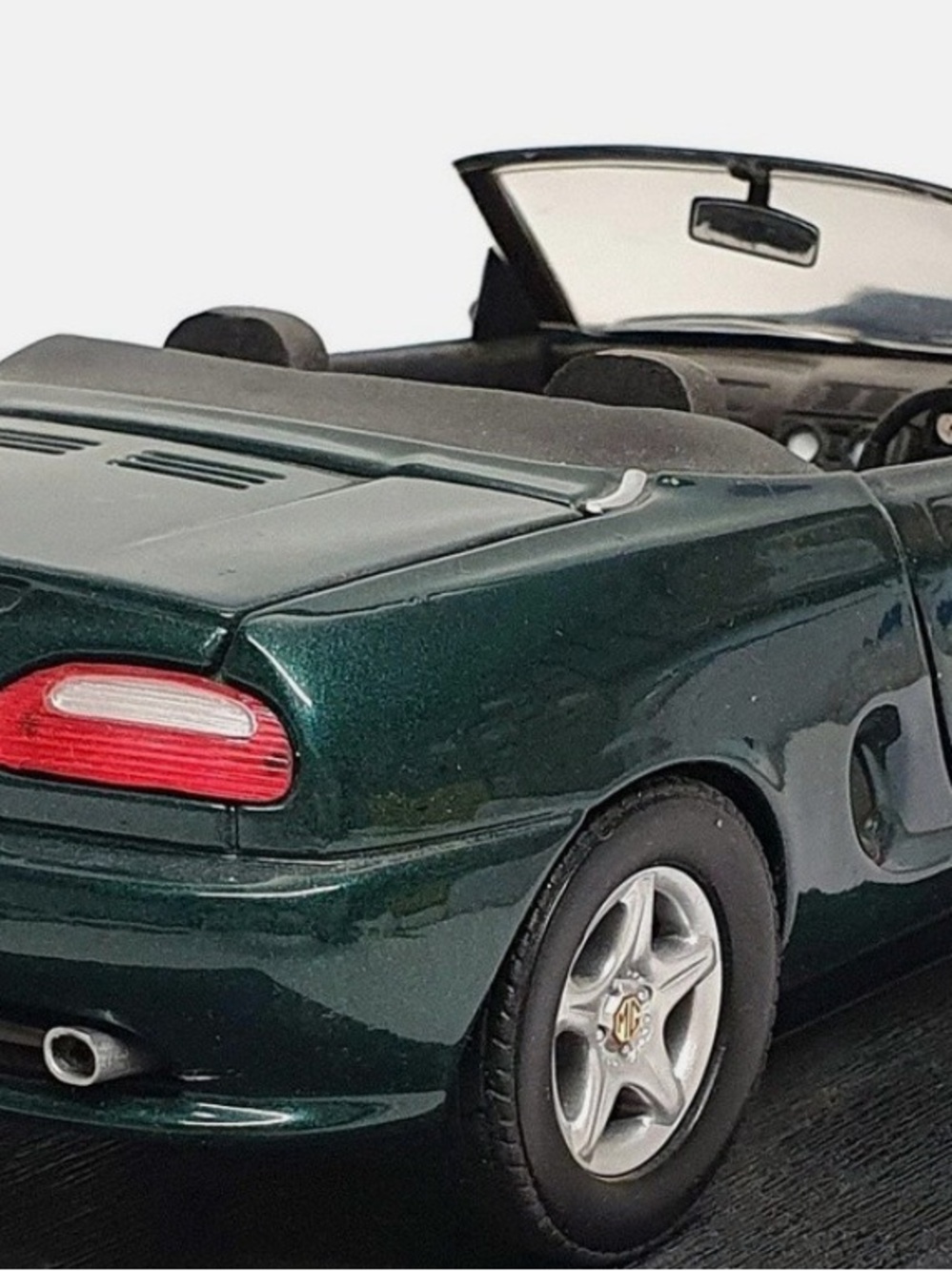 Dark Green Convertible Car Model - Premium Display Piece